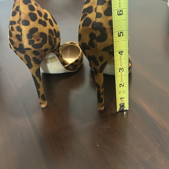 Catherine Malandrino Hillary Heels Cheetah Animal Print Dress Shoes Pumps 8.5 - Picture 4 of 15